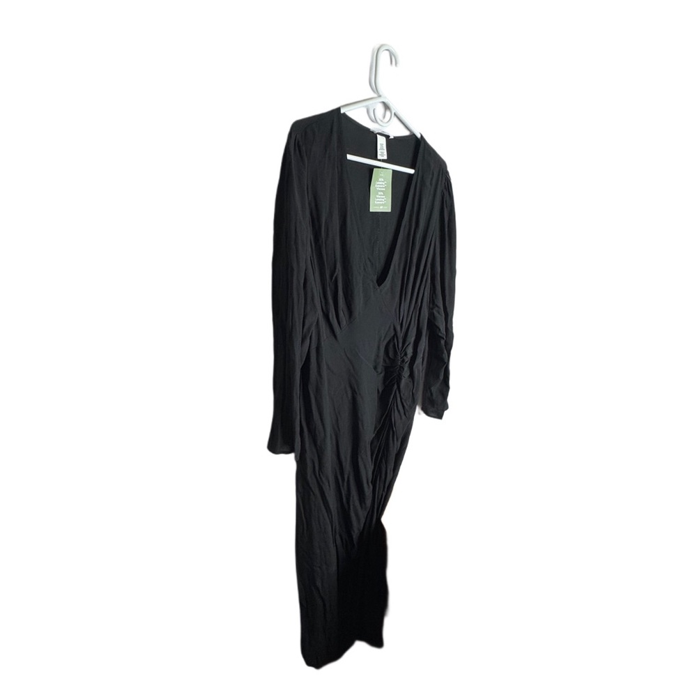 H&M Black Viscose Dress